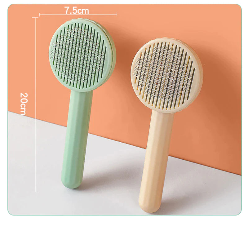 Self-Cleaning Pet Grooming Brush