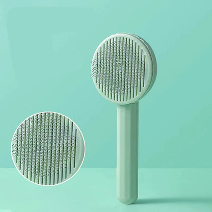 Self-Cleaning Pet Grooming Brush
