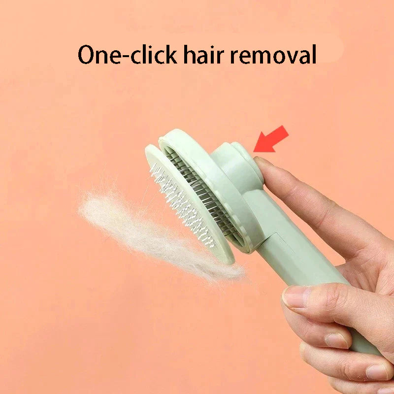Self-Cleaning Pet Grooming Brush