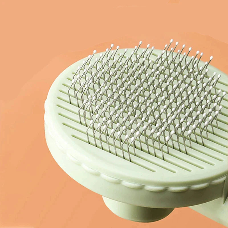 Self-Cleaning Pet Grooming Brush