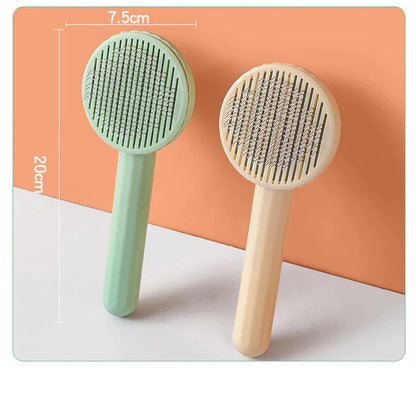 Self-Cleaning Pet Grooming Brush