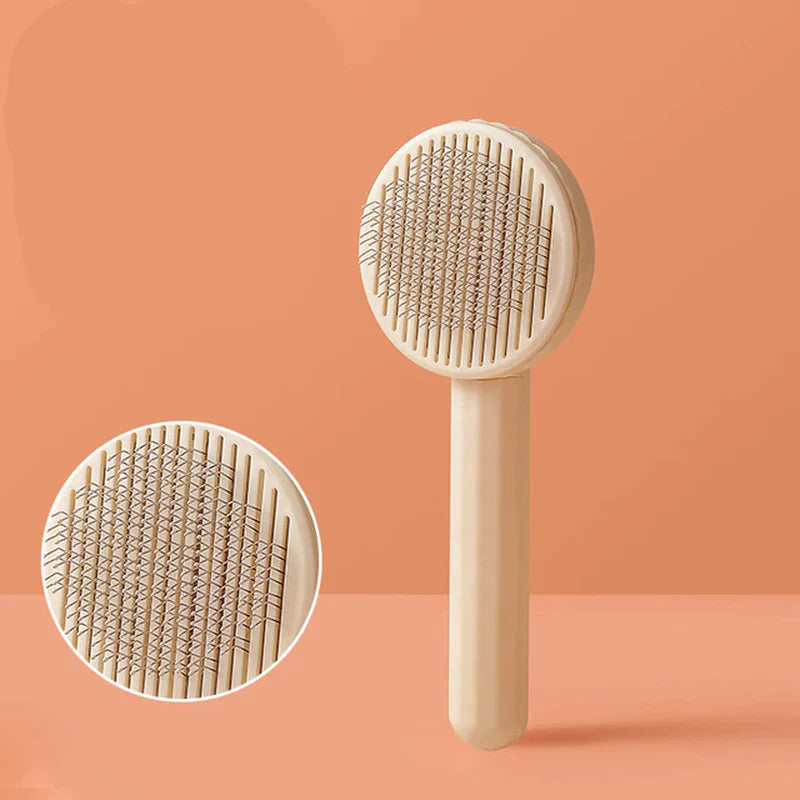 Self-Cleaning Pet Grooming Brush