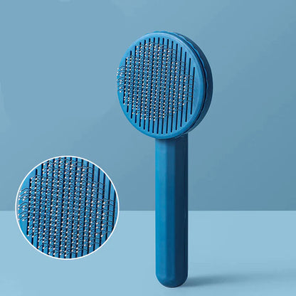 Self-Cleaning Pet Grooming Brush