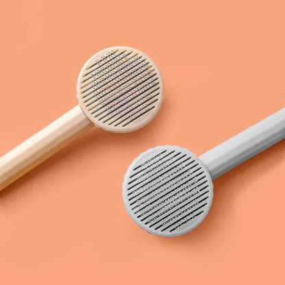 Self-Cleaning Pet Grooming Brush